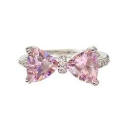 Pink Bow Ring - Lovesickdoe -EgrilDoll Fashion Outlet Store pink bow ring lovesickdoe as photo 499