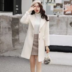 Pink Princess Winter Mid Coat Jacket WP001 -EgrilDoll Fashion Outlet Store pink princess winter mid coat jacket wp001 802