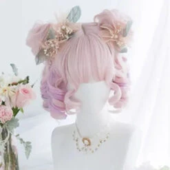 Pink Rainbow Candy Lolita Wig EG15164 -EgrilDoll Fashion Outlet Store pink rainbow candy lolita wig eg15164 541