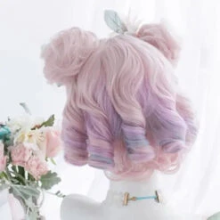 Pink Rainbow Candy Lolita Wig EG15164 -EgrilDoll Fashion Outlet Store pink rainbow candy lolita wig eg15164 658