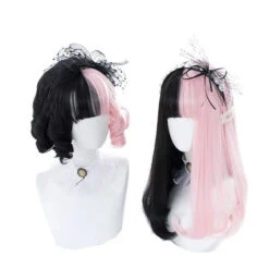 Pink&Black Lolita Cosplay Wig EG14909 11 Pink&Black Lolita Cosplay Wig EG14909 -EgrilDoll Fashion Outlet Store pinkblack lolita cosplay wig eg14909 525