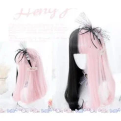 Pink&Black Lolita Cosplay Wig EG14909 10 Pink&Black Lolita Cosplay Wig EG14909 -EgrilDoll Fashion Outlet Store pinkblack lolita cosplay wig eg14909 701