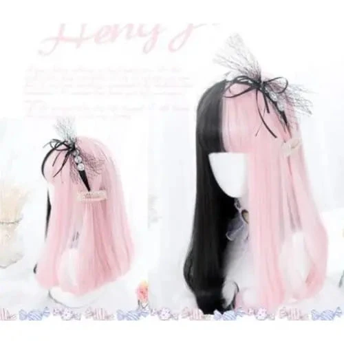 Pink&Black Lolita Cosplay Wig EG14909 5 Pink&Black Lolita Cosplay Wig EG14909 - Image 5