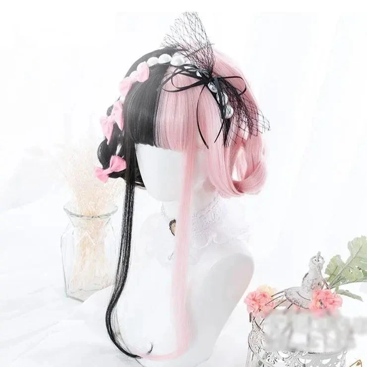 Pink&Black Lolita Cosplay Wig EG14909 3 Pink&Black Lolita Cosplay Wig EG14909 - Image 3