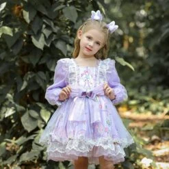 Pink/Purple Kawaii Princess Kids Dress ON206 -EgrilDoll Fashion Outlet Store pinkpurple kawaii princess kids dress on206 390