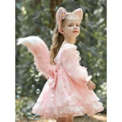 Pink/Purple Kawaii Princess Kids Dress ON206