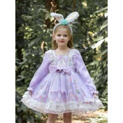 Pink/Purple Kawaii Princess Kids Dress ON206 -EgrilDoll Fashion Outlet Store pinkpurple kawaii princess kids dress on206 549