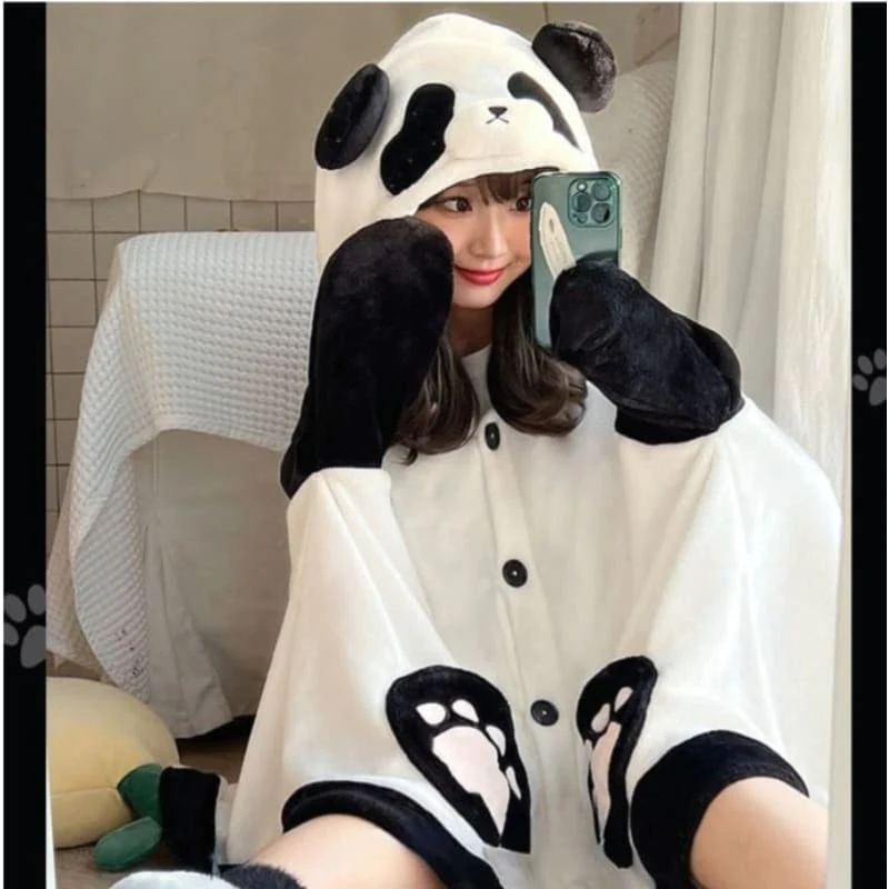 Pre-Sale Kawaii Anime Animal Fleece Cape ME41 8 Pre-Sale Kawaii Anime Animal Fleece Cape ME41 - Image 8