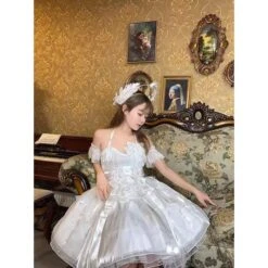 【Pre-sale】Moon And Star Lolita Dress ON562 -EgrilDoll Fashion Outlet Store pre salemoon and star lolita dress on562 white xs 821