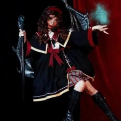 Preppy Style Magic Girl School Uniform Gothic Lolita Dress EG16479