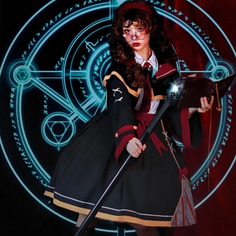 Preppy Style Magic Girl School Uniform Gothic Lolita Dress EG16479 10 Preppy Style Magic Girl School Uniform Gothic Lolita Dress EG16479 - Image 10