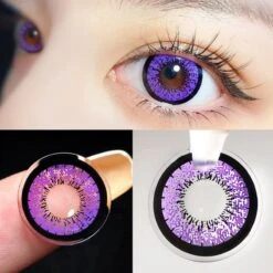 Princess Anime Kuro Purple Contact Lenses ON447