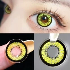 Princess Anime Kuro Yellow Contact Lenses ON448