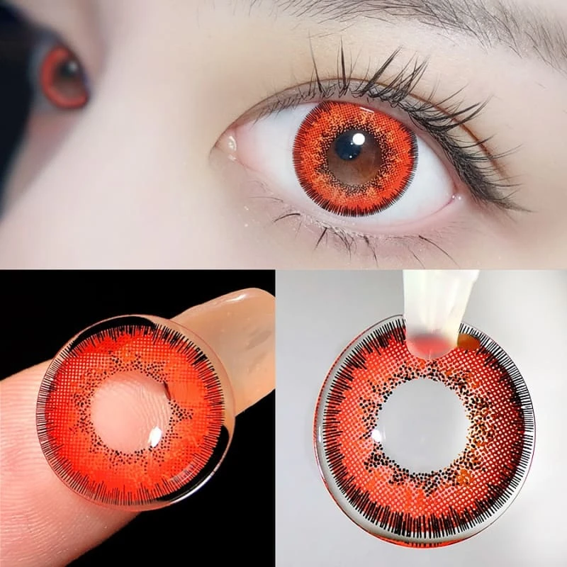 Princess Idol Hina Red Contact Lenses ON442 1 Princess Idol Hina Red Contact Lenses ON442