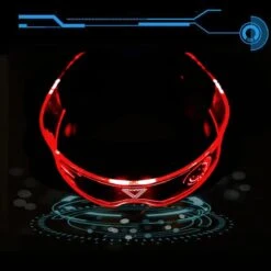 Punk LED Luminous Sunglasses EG161 -EgrilDoll Fashion Outlet Store punk led luminous sunglasses eg161 912