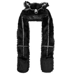 Punk Metal Cat Ear Plush Warm Windproof Cap Scarf BE095 -EgrilDoll Fashion Outlet Store punk metal cat ear plush warm windproof cap scarf be095 403