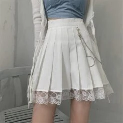 Punk Vintage Lace Black Skirt -EgrilDoll Fashion Outlet Store punk vintage lace black skirt 115