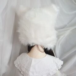 Queen Marie White Black Cat Ears Hat ON287 -EgrilDoll Fashion Outlet Store queen marie white black cat ears hat on287 599