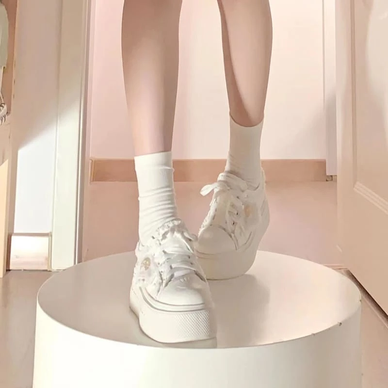 Raquel Emo Style Kawaii Skull Shoes ON295 11 Raquel Emo Style Kawaii Skull Shoes ON295 - Image 11