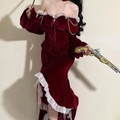 [Reservation] Queen's Whisper Elegant Vintage Cheongsam Dress SP18756 -EgrilDoll Fashion Outlet Store reservation queens whisper elegant vintage cheongsam dress sp18756 204