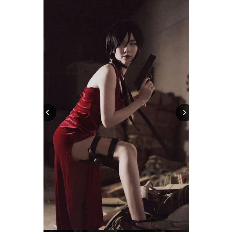 Resident Evil 4 Ada Wong Costume Wig ON222 6 Resident Evil 4 Ada Wong Costume Wig ON222 - Image 6