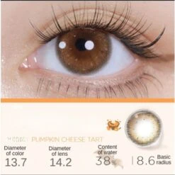 Rolling Water Contact Lenses Half Year One Pair ME43 -EgrilDoll Fashion Outlet Store rolling water contact lenses half year one pair me43 0 pumpkin cheese tart 790