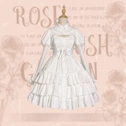 Rose Garden Gothic Lolita Dress/Waistcoat EG17563 22 Rose Garden Gothic Lolita Dress/Waistcoat EG17563 -EgrilDoll Fashion Outlet Store rose garden gothic lolita dresswaistcoat eg17563 624