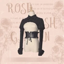Rose Garden Gothic Lolita Dress/Waistcoat EG17563 25 Rose Garden Gothic Lolita Dress/Waistcoat EG17563 -EgrilDoll Fashion Outlet Store rose garden gothic lolita dresswaistcoat eg17563 waistcoat full payment reservation black 118