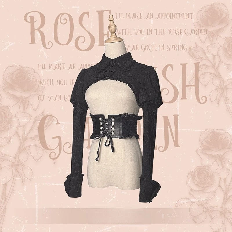 Rose Garden Gothic Lolita Dress/Waistcoat EG17563 12 Rose Garden Gothic Lolita Dress/Waistcoat EG17563 - Image 12