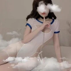 Sailor Wildcat Maid Pajamas Uniform Lingerie Jumpsuits EG476 -EgrilDoll Fashion Outlet Store sailor wildcat maid pajamas uniform lingerie jumpsuits eg476 jumpsuitssocksheadband set 312