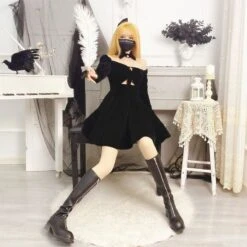 Sexy Hollow Off The Shoulder Dress EE0713 -EgrilDoll Fashion Outlet Store sexy hollow off the shoulder dress ee0713 527