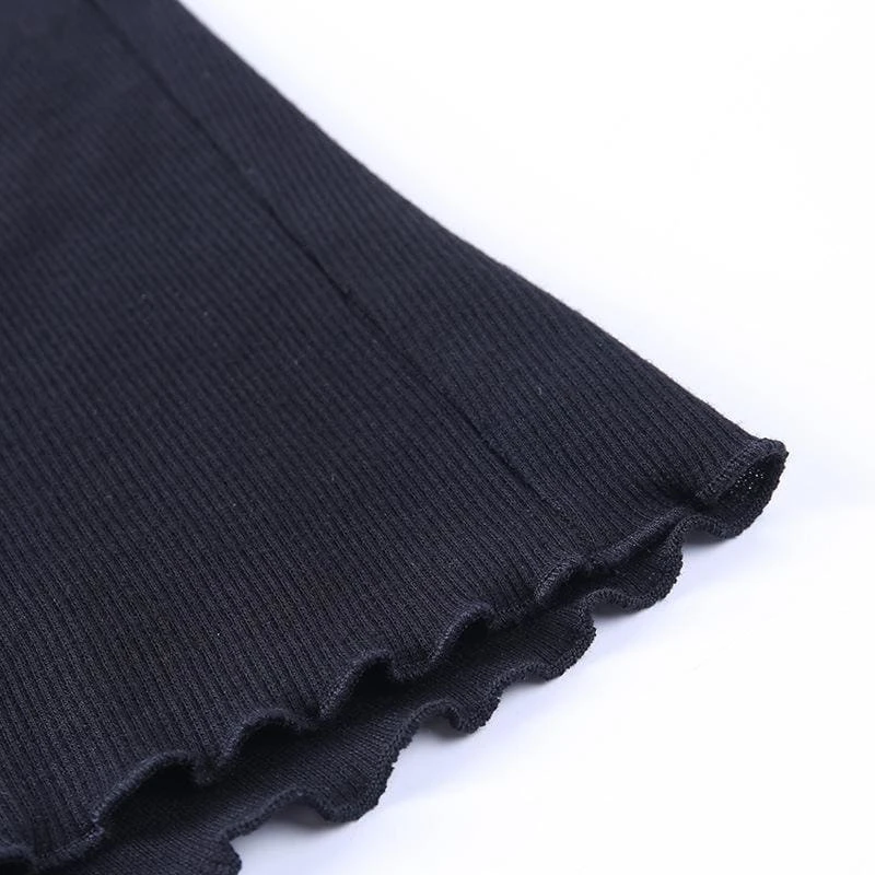 Simple Goth Side Lace Hip Drawstring Dress EE0855 16 Simple Goth Side Lace Hip Drawstring Dress EE0855 - Image 16