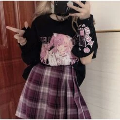 Sniper Girl With Long Sleeves T-shirt EG359 -EgrilDoll Fashion Outlet Store sniper girl with long sleeves t shirt eg359 black only s 409