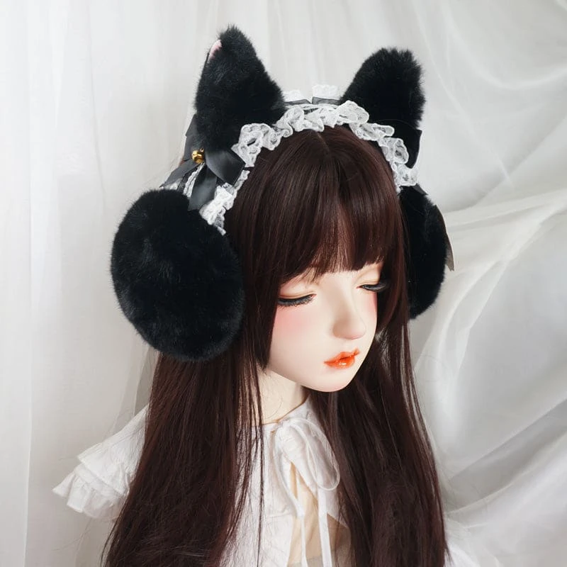 Sophie Neko Ear Muffs 3 Colors Lolita Accessories ON290 3 Sophie Neko Ear Muffs 3 Colors Lolita Accessories ON290 - Image 3