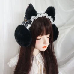 Sophie Neko Ear Muffs 3 Colors Lolita Accessories ON290 15 Sophie Neko Ear Muffs 3 Colors Lolita Accessories ON290 -EgrilDoll Fashion Outlet Store sophie neko ear muffs 3 colors lolita accessories on290 496