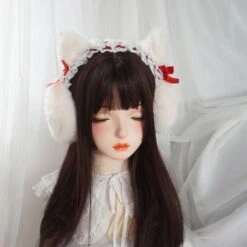 Sophie Neko Ear Muffs 3 Colors Lolita Accessories ON290 18 Sophie Neko Ear Muffs 3 Colors Lolita Accessories ON290 -EgrilDoll Fashion Outlet Store sophie neko ear muffs 3 colors lolita accessories on290 white 987