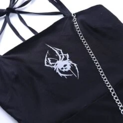 Spider Skull Suspender Black Dress EE0890 -EgrilDoll Fashion Outlet Store spider skull suspender black dress ee0890 221
