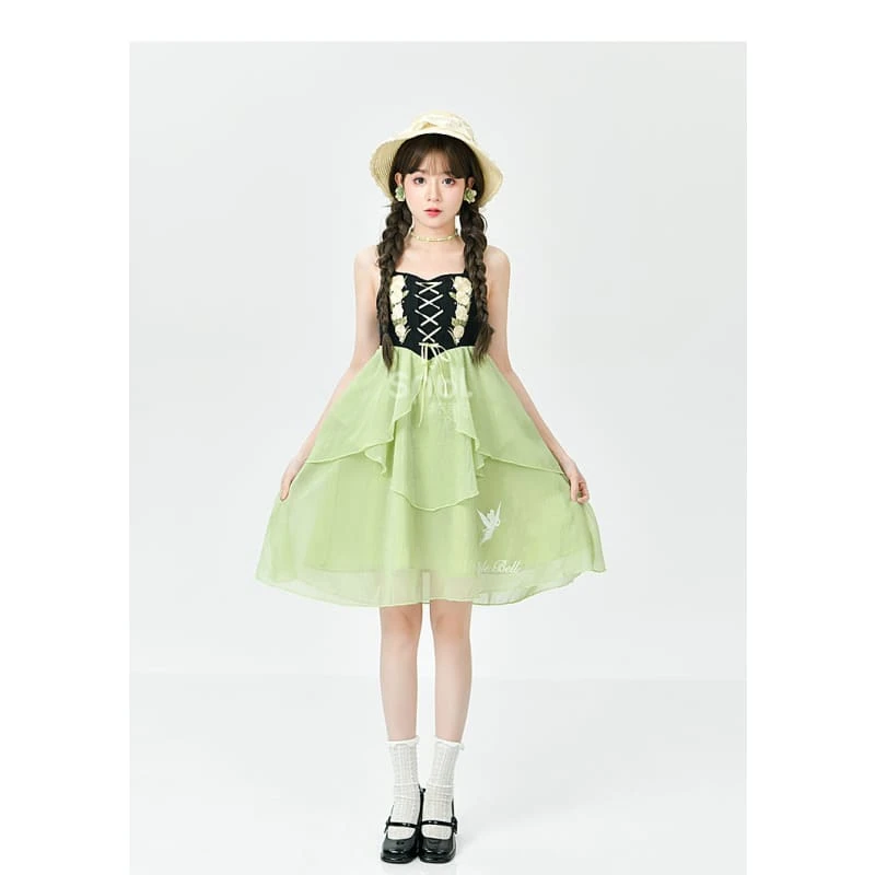Spring Lovely Flower Girl Green Dress ON622 8 Spring Lovely Flower Girl Green Dress ON622 - Image 8