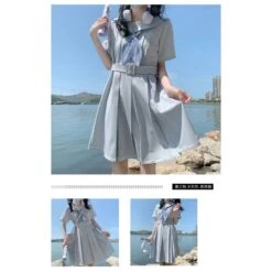 Summer Pastel JK Sailor Pastel Dress ON585 17 Summer Pastel JK Sailor Pastel Dress ON585 -EgrilDoll Fashion Outlet Store summer pastel jk sailor dress on585 770