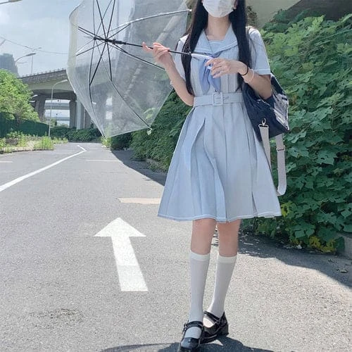 Summer Pastel JK Sailor Pastel Dress ON585 8 Summer Pastel JK Sailor Pastel Dress ON585 - Image 8