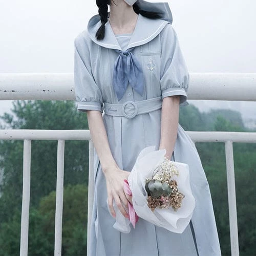 Summer Pastel JK Sailor Pastel Dress ON585 12 Summer Pastel JK Sailor Pastel Dress ON585 - Image 12