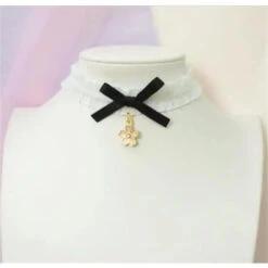 Sweet Cross Pendant Bownot Choker Cute Lolita Ribbon Chain Necklace EG079 -EgrilDoll Fashion Outlet Store sweet cross pendant bownot choker cute lolita ribbon chain necklace eg079 style 4 806