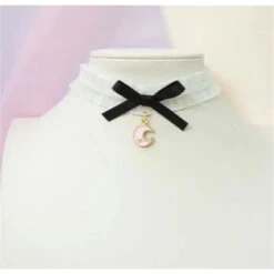 Sweet Cross Pendant Bownot Choker Cute Lolita Ribbon Chain Necklace EG079 -EgrilDoll Fashion Outlet Store sweet cross pendant bownot choker cute lolita ribbon chain necklace eg079 style 6 646