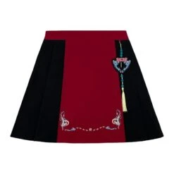Sweet Embroidery Black Red T-shirt Skirt Set SP18903 33 Sweet Embroidery Black Red T-shirt Skirt Set SP18903 -EgrilDoll Fashion Outlet Store sweet embroidery black red t shirt skirt set sp18903 clothes 754