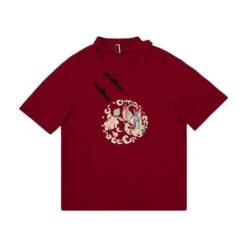 Sweet Embroidery Black Red T-shirt Skirt Set SP18903 39 Sweet Embroidery Black Red T-shirt Skirt Set SP18903 -EgrilDoll Fashion Outlet Store sweet embroidery black red t shirt skirt set sp18903 phoenix top s clothes 148