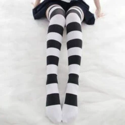 Sweet Striped Cat Paw Prints Over-the-knee Socks EG15329 -EgrilDoll Fashion Outlet Store sweet striped cat paw prints over the knee socks eg15329 969