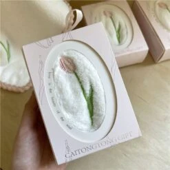 Tulip Embroidery Towel -EgrilDoll Fashion Outlet Store tulip embroidery towel 309