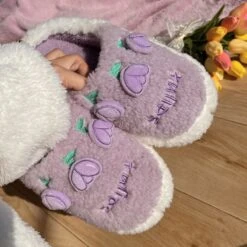 Tulip Fluffy Winter Slippers -EgrilDoll Fashion Outlet Store tulip fluffy winter slippers 635