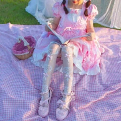 Ultra Thin Silk Heart Patterned Lolita Over-the-knee Socks EG15444 -EgrilDoll Fashion Outlet Store ultra thin silk heart patterned lolita over the knee socks eg15444 pink 392