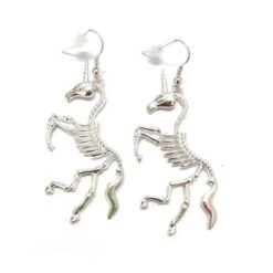 Unicorn Skeleton Silver Color Dangle Earrings EG314 7 Unicorn Skeleton Silver Color Dangle Earrings EG314 -EgrilDoll Fashion Outlet Store unicorn skeleton silver color dangle earrings eg314 earings 633